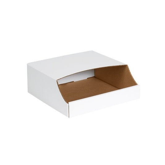 12 x 12 x 4-1/2'' Stackable Bin Boxes, 50PK