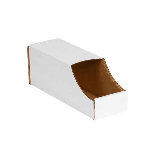 4 x 12 x 4-1/2'' Stackable Bin Boxes, 50PK