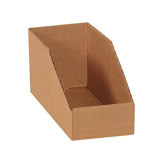 4 x 9 x 4-1/2'' Kraft Bin Boxes, 50PK