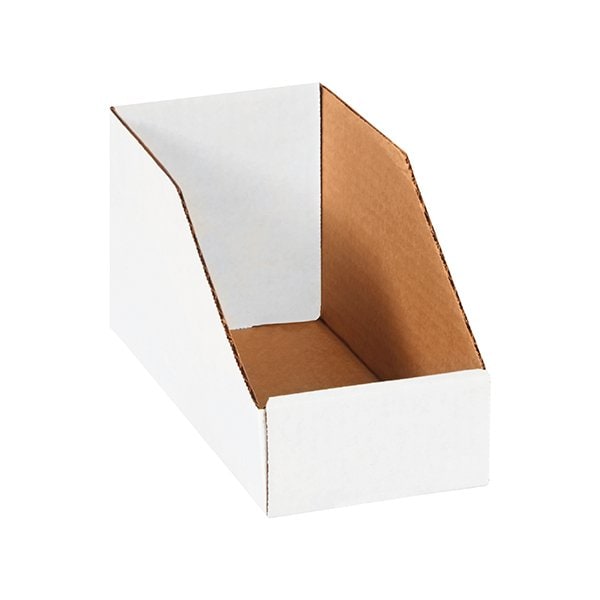 4 x 9 x 4-1/2'' White Bin Boxes, 50PK