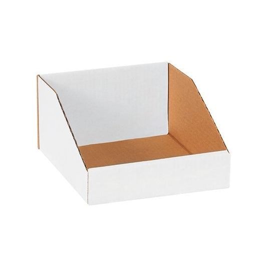 8 x 9 x 4-1/2'' White Bin Boxes, 50PK