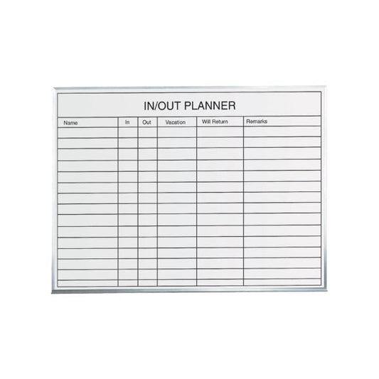3 x 2' In/Out Staff Dry Erase Board
