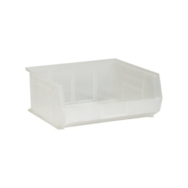 14 3/4 x 16-1/2 x 7 Clear Plastic Stack & Hang Bin Boxes, 6PK