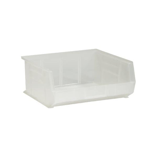 14 3/4 x 16-1/2 x 7 Clear Plastic Stack & Hang Bin Boxes, 6PK