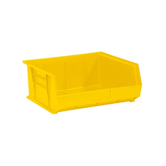 14 3/4 x 16-1/2 x 7'' Yellow Plastic Stack & Hang Bin Boxes, 6PK
