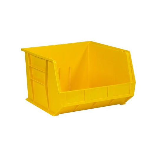 18 x 16-1/2 x 11'' Yellow Plastic Stack & Hang Bin Boxes, 3PK