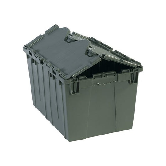 20 1/4 x 14 1/4 x 12 3/4'' Gray Round Trip Tote