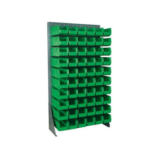 36 x 12-1/2 x 66'' Floor Rack Bin Organizer