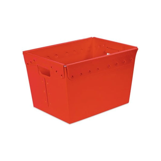 18 x 13 x 12'' Red Space Age Totes, 6PK
