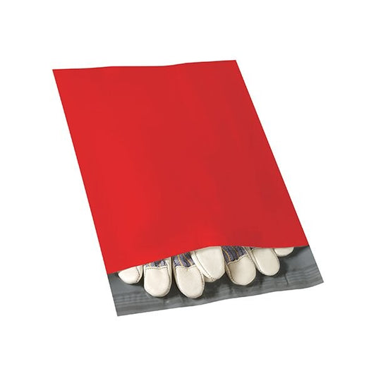 10 x 13'' Red Poly Mailers, 100PK