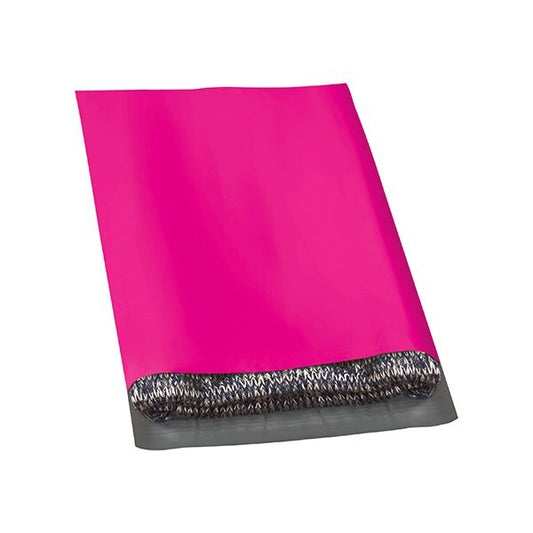 12 x 15-1/2'' Pink Poly Mailers, 100PK