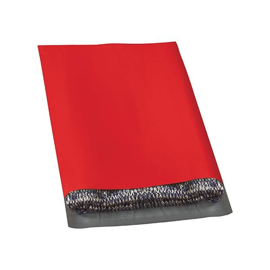 12 x 15-1/2'' Red Poly Mailers, 100PK