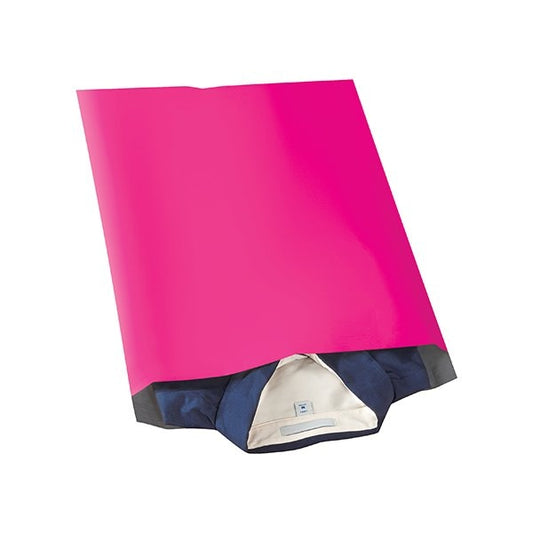 14-1/2 x 19'' Pink Poly Mailers, 100PK