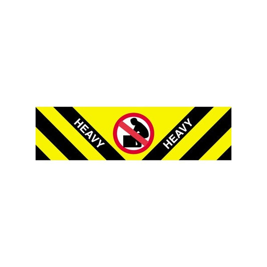 2 x 8'' - ''Heavy'' Labels