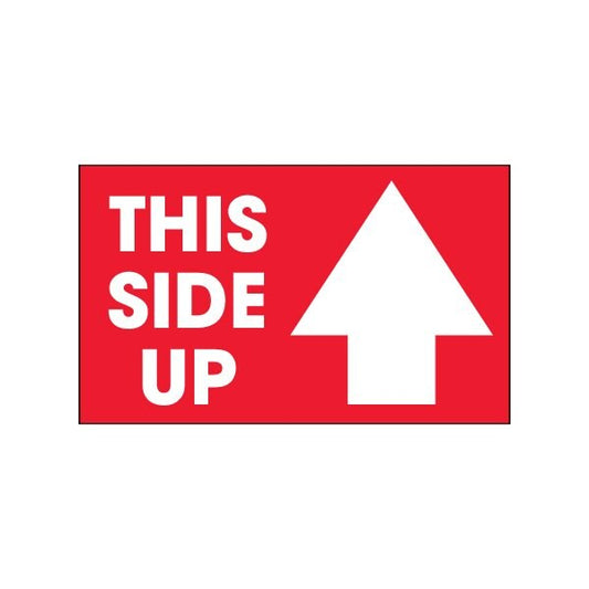 3 x 5'' - ''This Side Up'' Arrow Labels