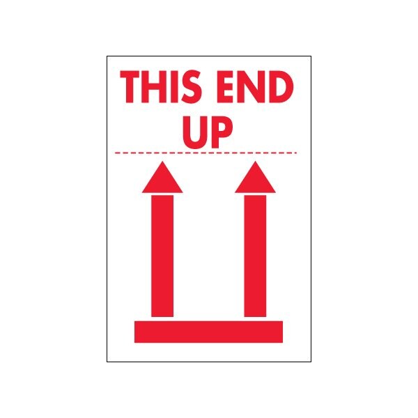 2 x 3'' - ''This End Up'' Labels