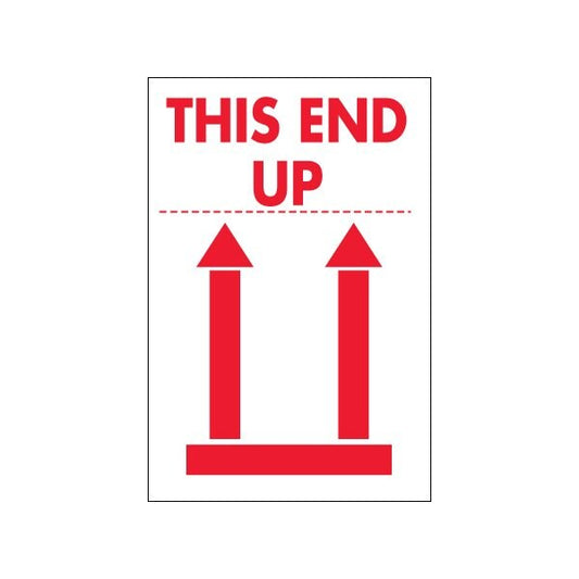 2 x 3'' - ''This End Up'' Labels