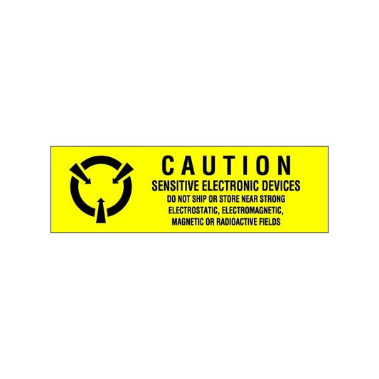 5/8 x 2'' - ''Sensitive Electronic Devices'' Labels, Style 1, 500PK