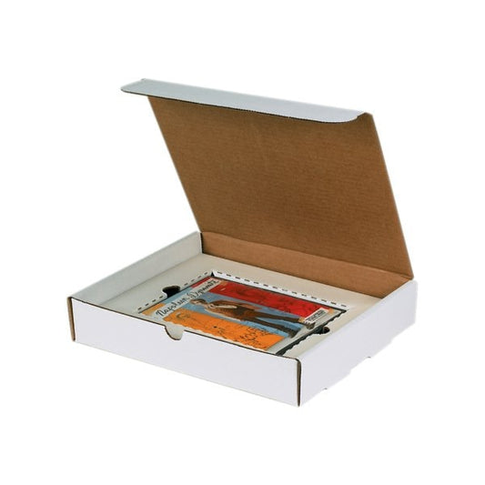 11 1/8 x 8-3/4 x 2'' White DVD Literature Mailer Kit, 50PK