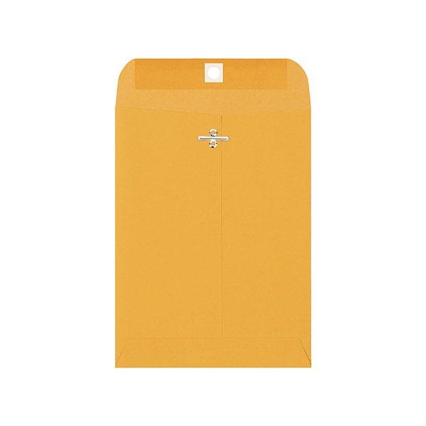 6-1/2 x 9-1/2'' Kraft Clasp Envelopes, 1000PK
