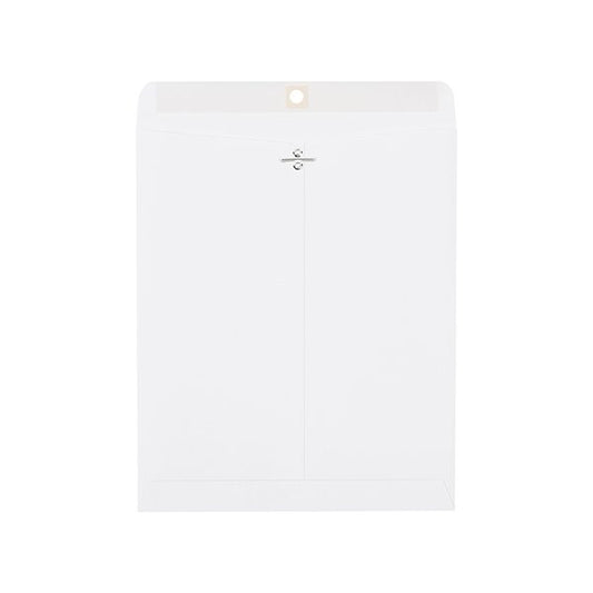 9 x 12'' White Clasp Envelopes, 500PK