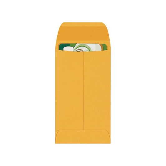 2-1/2 x 4 1/4'' Kraft Gummed Envelopes, 5000PK