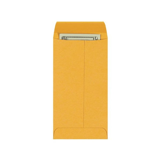 3-1/2 x 6-1/2'' Kraft Gummed Envelopes, 5000PK