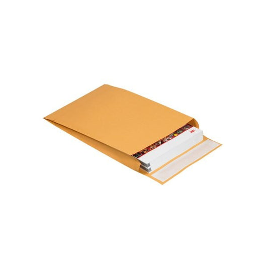 10 x 15 x 2'' Kraft Expandable Self-Seal Envelopes, 250PK