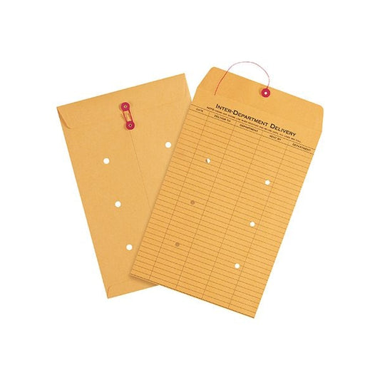 10 x 15'' Kraft Inter-Department Envelopes, 100PK