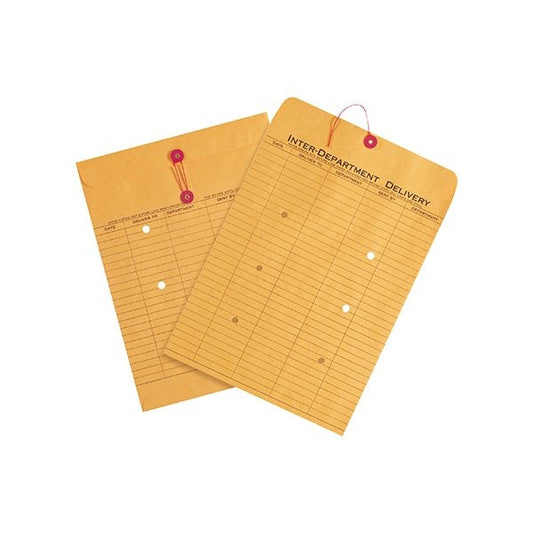 10 x 13'' Kraft Inter-Department Envelopes, 100PK