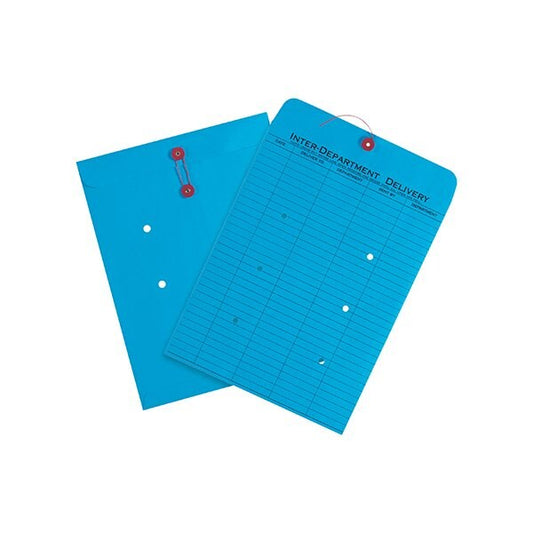 10 x 13'' Blue Inter-Department Envelopes, 100PK