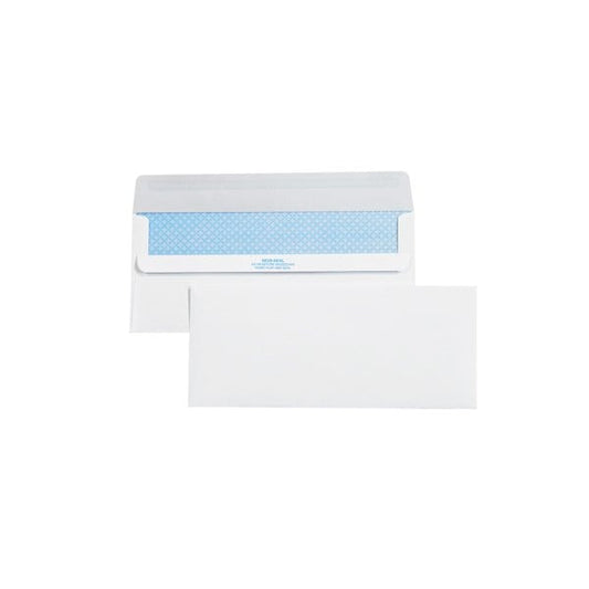 4 1/8 x 9-1/2'' - #10 Plain Redi-Seal Business Envelopes with Security Tint, 2500PK