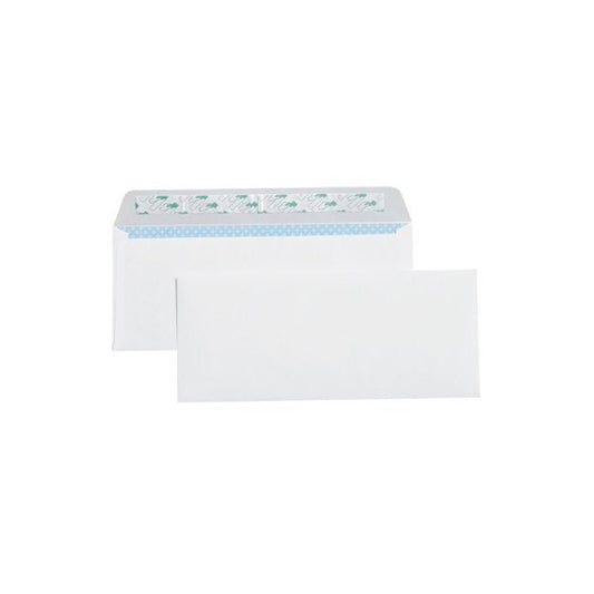 4 1/8 x 9-1/2'' - #10 Plain Self-Seal Business Envelopes with Security Tint, 2500PK