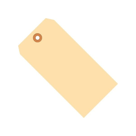3 1/4 x 1 5/8'' 10 Pt. Manila Shipping Tags, 1000PK