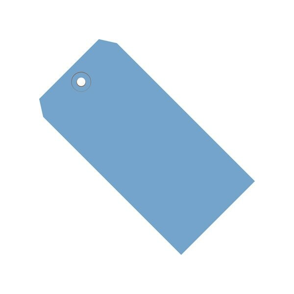4 1/4 x 2 1/8'' Dark Blue 13 Pt. Shipping Tags, 1000PK