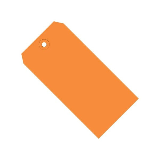 6 1/4 x 3 1/8'' Orange 13 Pt. Shipping Tags, 1000PK