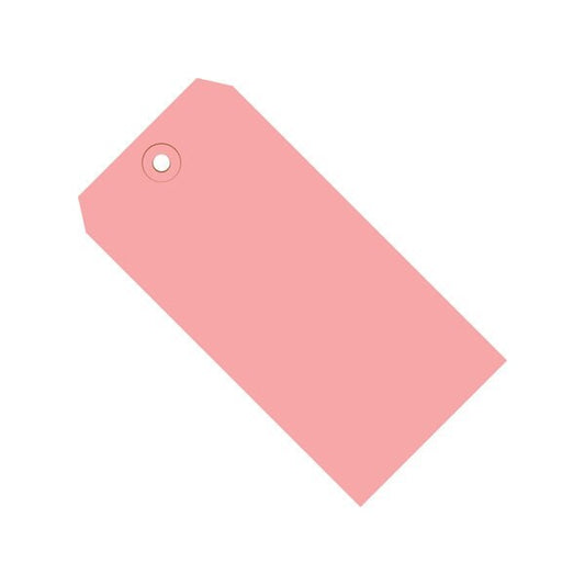 5 3/4 x 2-7/8'' Pink 13 Pt. Shipping Tags, 1000PK