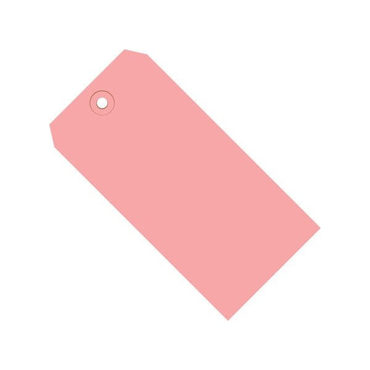 4 1/4 x 2 1/8'' Pink 13 Pt. Shipping Tags, 1000PK
