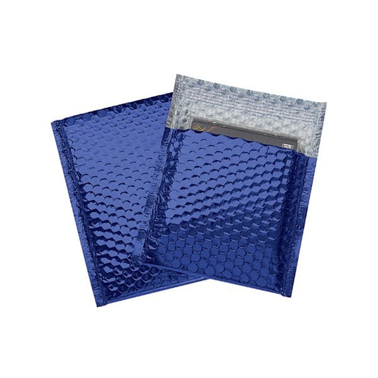 7 x 6 3/4'' Blue Glamour Bubble Mailers, 72PK
