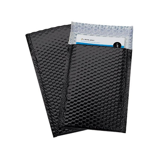 7-1/2 x 11'' Black Glamour Bubble Mailers, 72PK
