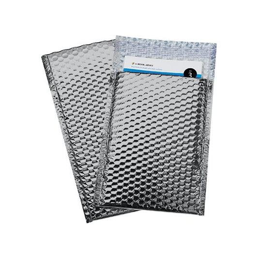 7-1/2 x 11'' Silver Glamour Bubble Mailers, 72PK