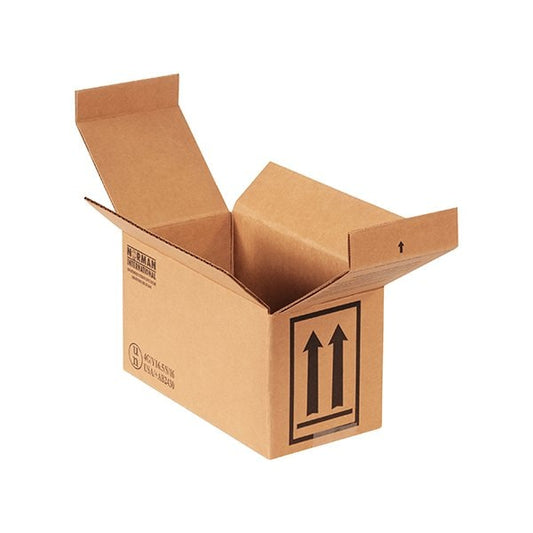 9-1/2 x 4-5/8 x 5'' 2 - 1 Quart Haz Mat Boxes, 25PK