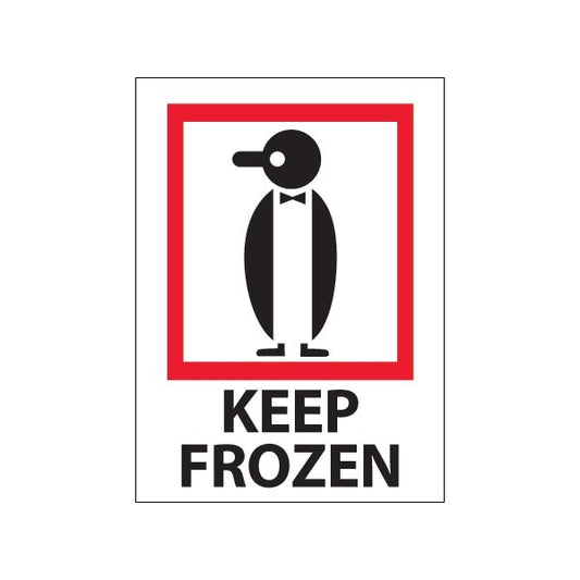 3 x 4'' - ''Keep Frozen'' Labels