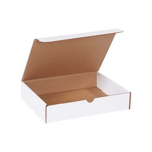 11 1/8 x 8-3/4 x 2 5/16'' White Literature Mailers, 50PK