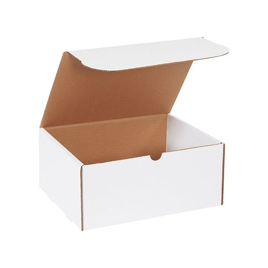 11 1/8 x 8-3/4 x 5'' White Literature Mailers, 50PK