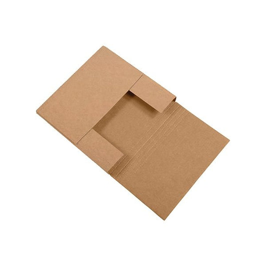 14 x 14 x 4'' Kraft Easy-Fold Mailers, 50PK