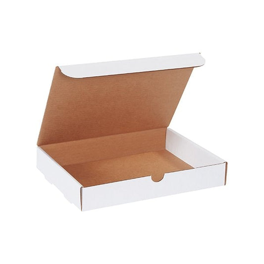 12 1/8 x 9-1/4 x 2'' White Literature Mailers, 50PK