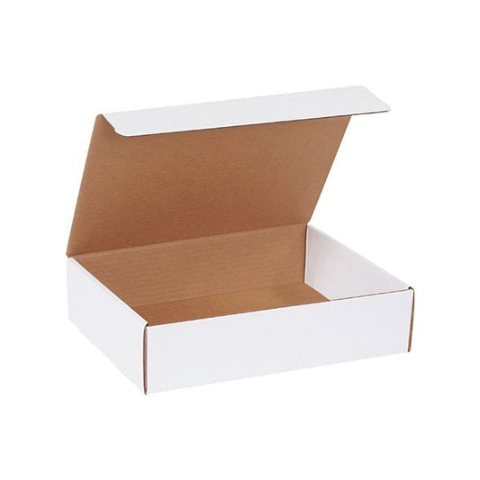 12 1/8 x 9-1/4 x 3'' White Literature Mailers, 50PK