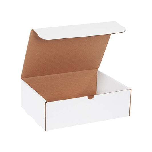 12 1/8 x 9-1/4 x 4'' White Literature Mailers, 50PK