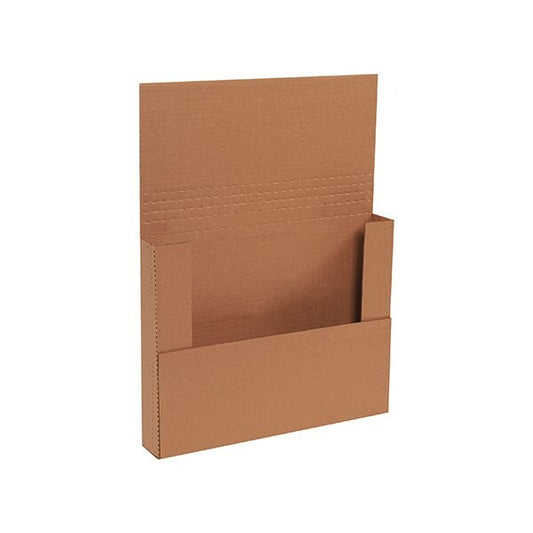 14-1/4 x 11-1/4 x 2'' Kraft Easy-Fold Mailers, 50PK